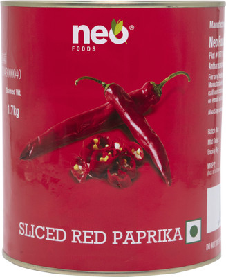 neo Sliced Red Paprika I Ready to Eat I Non-GMO I Chilli(3 kg)