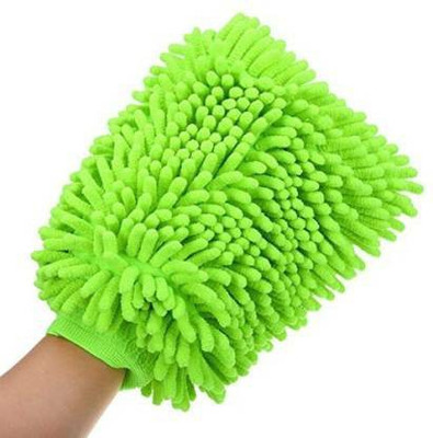 JINIKA Multipurpose Double Sided Microfiber Gloves Home Dust Cleaning pack of 2 Wet and Dry Glove Set(Free Size Pack of 2)