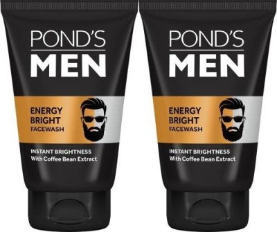 POND's ENERGY BRIGHT WITH COFEE BEAN EXTRACT FACE WASH 100 ML X 2 Face Wash(200 ml)