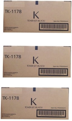 wetech TK-1178 Black for Kyocera Ecosys M2040dn, M2540dn, M2540dw, M2640idw(3-PC) Black Ink Cartridge