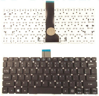 TechSonic Compatible With-E3-111 E11 ES1-111 ES1-111M V13 US Laptop Keyboard Replacement Key