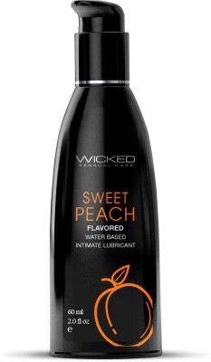 Wicked Aqua Sweet Peach Flavoured Water Based Personal Lubricant(60 ml)