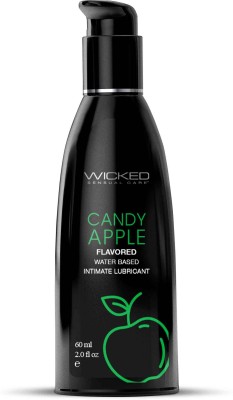 Wicked Aqua Candy Apple Flavoured Water Based Personal Lubricant(60 ml)