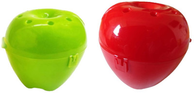 dhanak Shape Fruit, Nuts, Candy, Stationery Storage Box (2Pcs) (Multicolor) 1 Containers Lunch Box(100 ml)