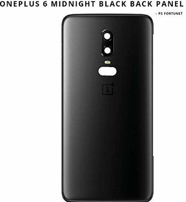 Purplesavvy OnePlus 6 Original Matt Finish Back Panel(BLACK)