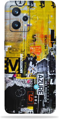 OggyBaba Realme 9 Pro 5G Mobile Skin(Abstract Azure Multicolor Skin With Ultra Matte Finish)