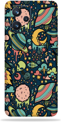 OggyBaba Realme 9 Pro 5G Mobile Skin(Space Graffiti Multicolor Skin With Ultra Matte Finish)