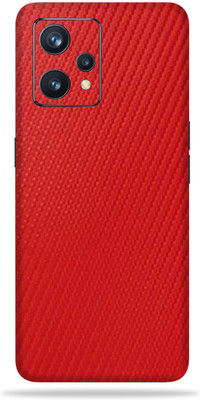 OggyBaba Realme 9 Pro 5G Mobile Skin(Red Carbon Fiber Skin With Ultra Matte Finish)