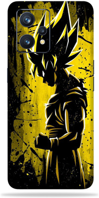 gizmo Realme 9 pro 5g Mobile Skin(Yellow Goku multicolor skin with ultra matte finish)