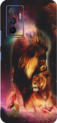 Mclaxa King Of Nature Back Skin Guard, King Of Nature, Vivo V23e Mobile Skin(King Of Nature With Super Matte Finish)