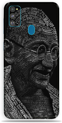 Jeeva Creation Samsung Galaxy M21, samsung galaxy m21, Samsung m21 Mobile Skin(Ultra Super Mohandas Karamchand Gandhi Ji Skin With High Matte Finish.)