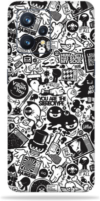 OggyBaba Realme 9 Pro 5G Mobile Skin(Doodle Art Multicolor Skin With Ultra Matte Finish)