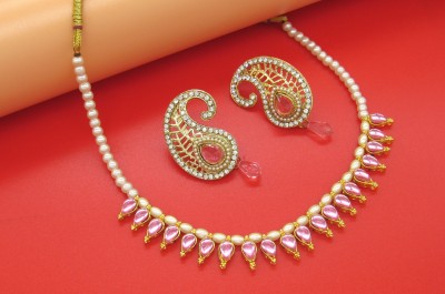 SHREE MAULI CREATION na Gold-plated Plated Alloy Necklace Set