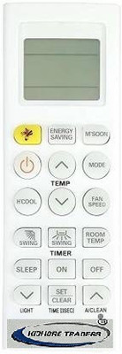 Kishore Traders COMPATIBLE AC REMOTE CONTROL WITH MOSQUITO FUNCTION LG AC LG REMOTE MODEL AKB73975614, AKB73975615 Remote Controller(White)