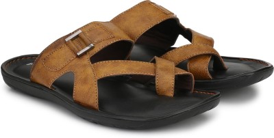 SHENCES Men Sandals(Tan , 8)