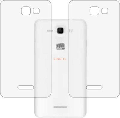 ZINGTEL Back Screen Guard for MICROMAX CANVAS XL2 A109 (Matte Finish)(Pack of 2)