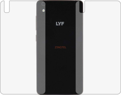 ZINGTEL Back Screen Guard for JIO LYF WATER F1 (Matte Finish)(Pack of 2)