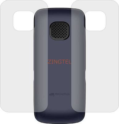 ZINGTEL Back Screen Guard for MICROMAX X412 (Matte Finish)(Pack of 2)