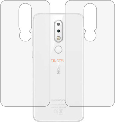 ZINGTEL Back Screen Guard for NOKIA 6.1 PLUS (Matte Finish)(Pack of 2)