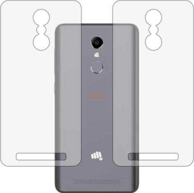 ZINGTEL Back Screen Guard for MICROMAX CANVAS EVOK POWER Q4260 (Matte Finish)(Pack of 2)