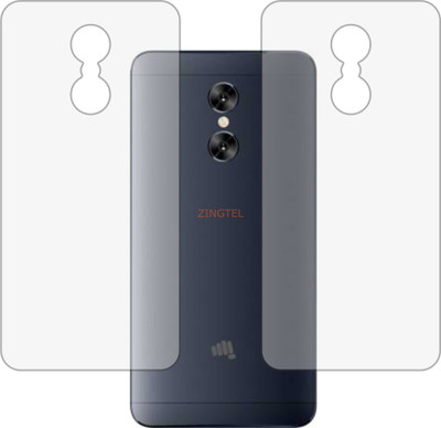 ZINGTEL Back Screen Guard for MICROMAX EVOK DUAL NOTE (Matte Finish)(Pack of 2)