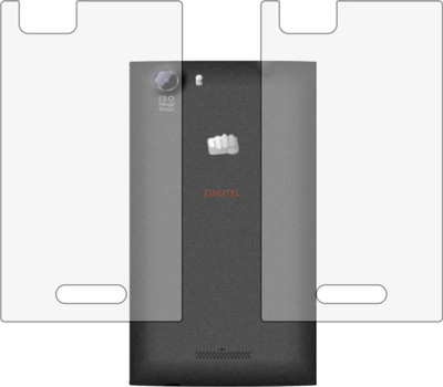 ZINGTEL Back Screen Guard for MICROMAX CANVAS PLAY 4G Q469 (Matte Finish)(Pack of 2)