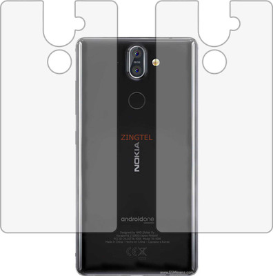 ZINGTEL Back Screen Guard for NOKIA 8 SIROCCO (Matte Finish)(Pack of 2)
