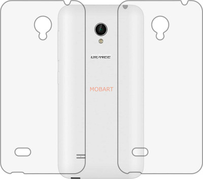 MOBART Back Screen Guard for GIONEE P3S (Matte Finish)(Pack of 2)