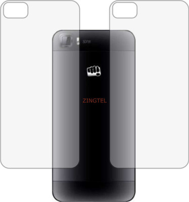 ZINGTEL Back Screen Guard for MICROMAX Q375 (CANVAS FIRE 3) (Matte Finish)(Pack of 2)