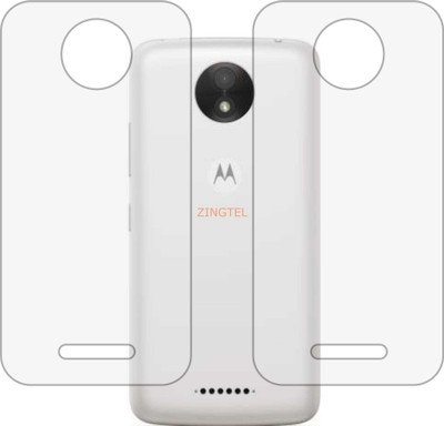 ZINGTEL Back Screen Guard for MOTOROLA MOTO C PLUS (Matte Finish)(Pack of 2)