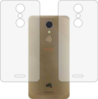 ZINGTEL Back Screen Guard for MICROMAX CANVAS SELFIE 2 (Matte Finish)(Pack of 2)