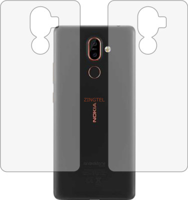 ZINGTEL Back Screen Guard for NOKIA 7 PLUS (Matte Finish)(Pack of 2)