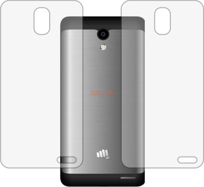 ZINGTEL Back Screen Guard for MICROMAX BOLT WARRIOR1 PLUS Q4101 (Matte Finish)(Pack of 2)