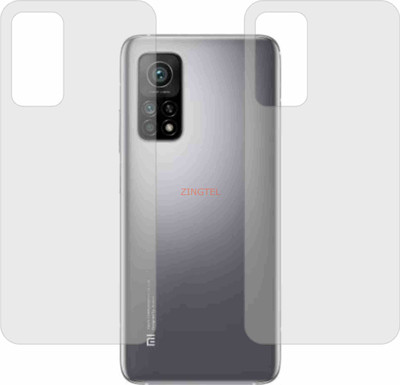ZINGTEL Back Screen Guard for MI 10T PRO 5G (Matte Finish)(Pack of 2)