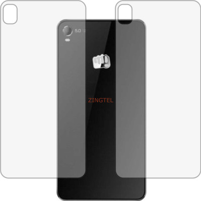ZINGTEL Back Screen Guard for MICROMAX CANVAS FIRE 2 A104 (Matte Finish)(Pack of 2)
