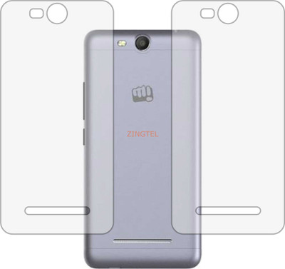 ZINGTEL Back Screen Guard for MICROMAX CANVAS JUICE 3 Q392 (Matte Finish)(Pack of 2)