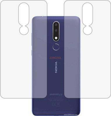 ZINGTEL Back Screen Guard for NOKIA 3.1 PLUS (Matte Finish)(Pack of 2)