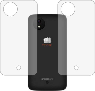 ZINGTEL Back Screen Guard for MICROMAX CANVAS A1 AQ4502 (Matte Finish)(Pack of 2)