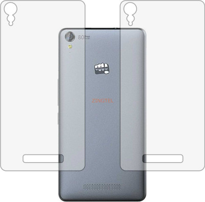ZINGTEL Back Screen Guard for MICROMAX CANVAS JUICE 3 PLUS Q394 (Matte Finish)(Pack of 2)