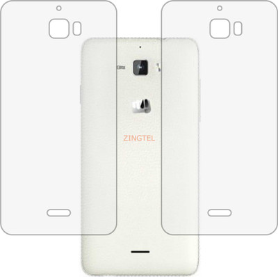ZINGTEL Back Screen Guard for MICROMAX CANVAS NITRO A310 (Matte Finish)(Pack of 2)