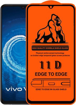 Forego Edge To Edge Tempered Glass for vivo V20(Pack of 1)