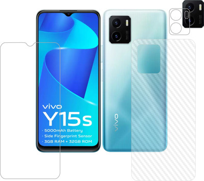 Ten To 11 Front and Back Screen Guard for ViVO Y15s(Pack of 3)