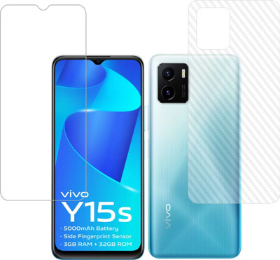 Vatsin Front and Back Screen Guard for ViVO Y15s(Pack of 2)
