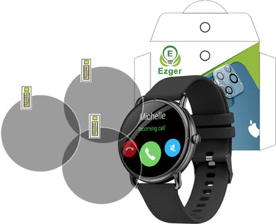 EZGER Screen Guard for NOISEFIT BUZZ IP67(Pack of 3)