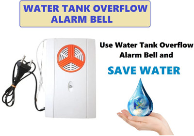AIMERS Water Tank Overflow Bell/ Water Alarm Bell with Hindi & English Announcement Wired Sensor Security System