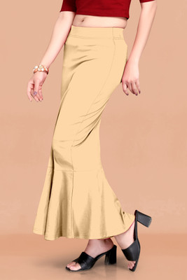 SCUBE DESIGNS SC_PC_PLEATS_3502_BIEGE_B Polyester Petticoat(L)