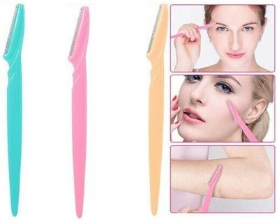 AMOSFIA Instant Eyebrow Touch Up Face Razor, Men & Women(Pack of 3)