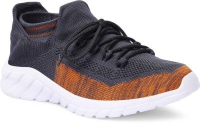 feetees FEETEES Running Shoes For Men(Grey, Brown , 6)