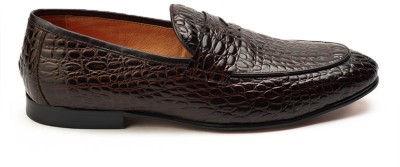 heelandbucklelondon Loafers For Men(Brown , 9)