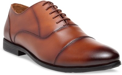 Teakwood Leathers Men Brown Solid Genuine Leather Formal Oxfords Oxford For Men(Brown , 6)